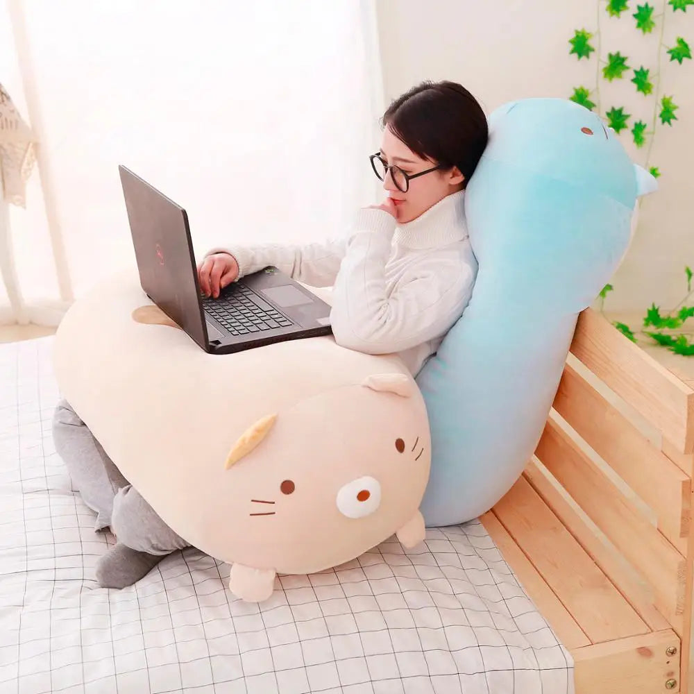 1pc 90cm cute Corner Bio Pillow Japanese Animation Sumikko Gurashi plush toy stuffed Soft Valentine gift for Baby girl Gifts