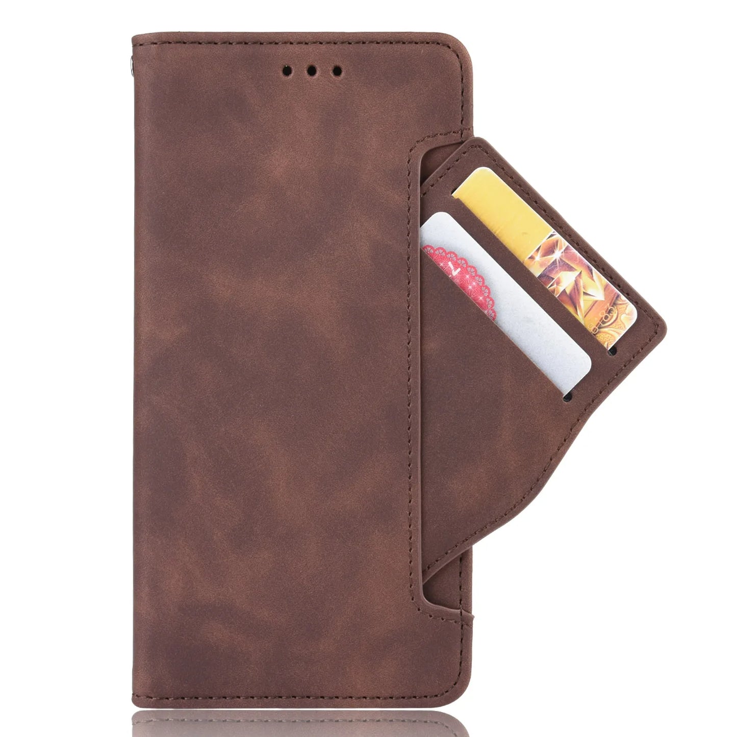 Leather Case For Samsung Galaxy Z Fold 5 4 3 Fold4 5G With Pen Slot Card Solt Holder Phone Bag Magnetic Flip Book Wallet Cover