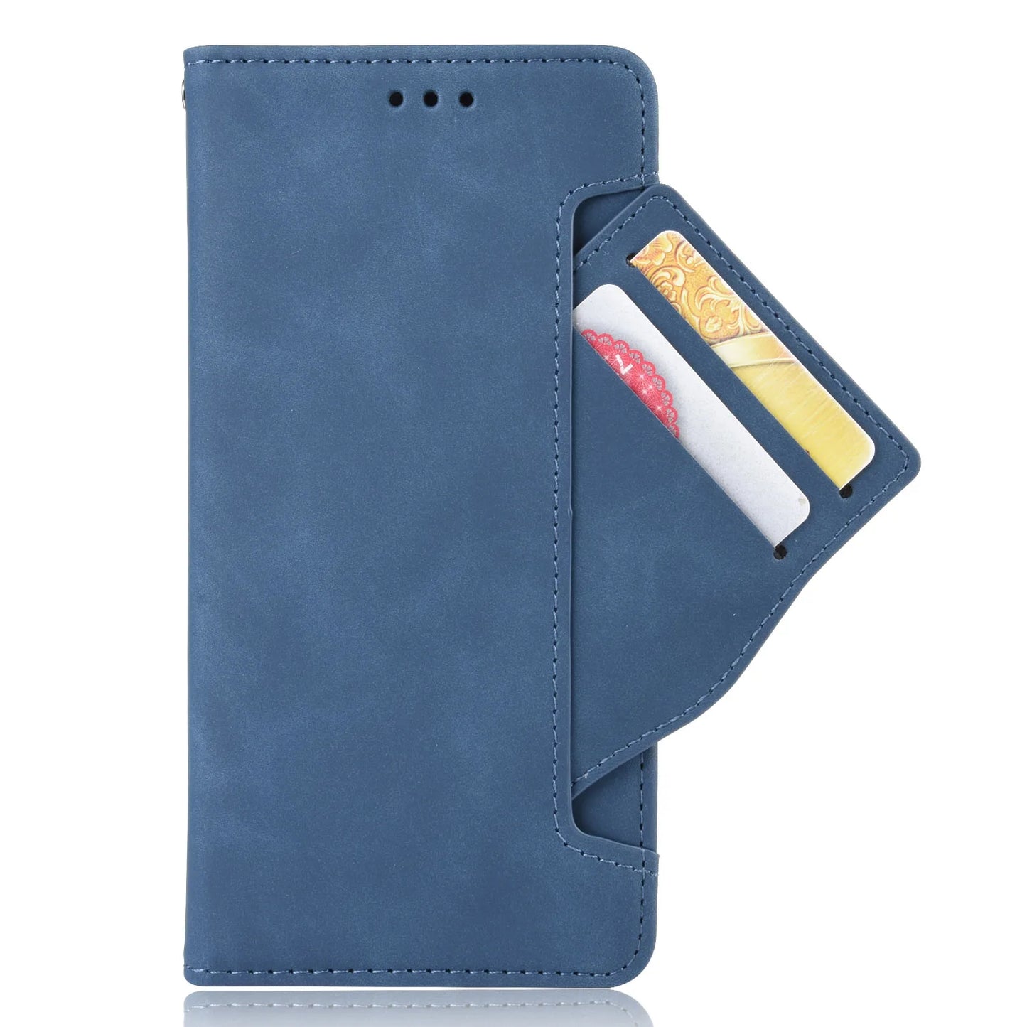 Leather Case For Samsung Galaxy Z Fold 5 4 3 Fold4 5G With Pen Slot Card Solt Holder Phone Bag Magnetic Flip Book Wallet Cover