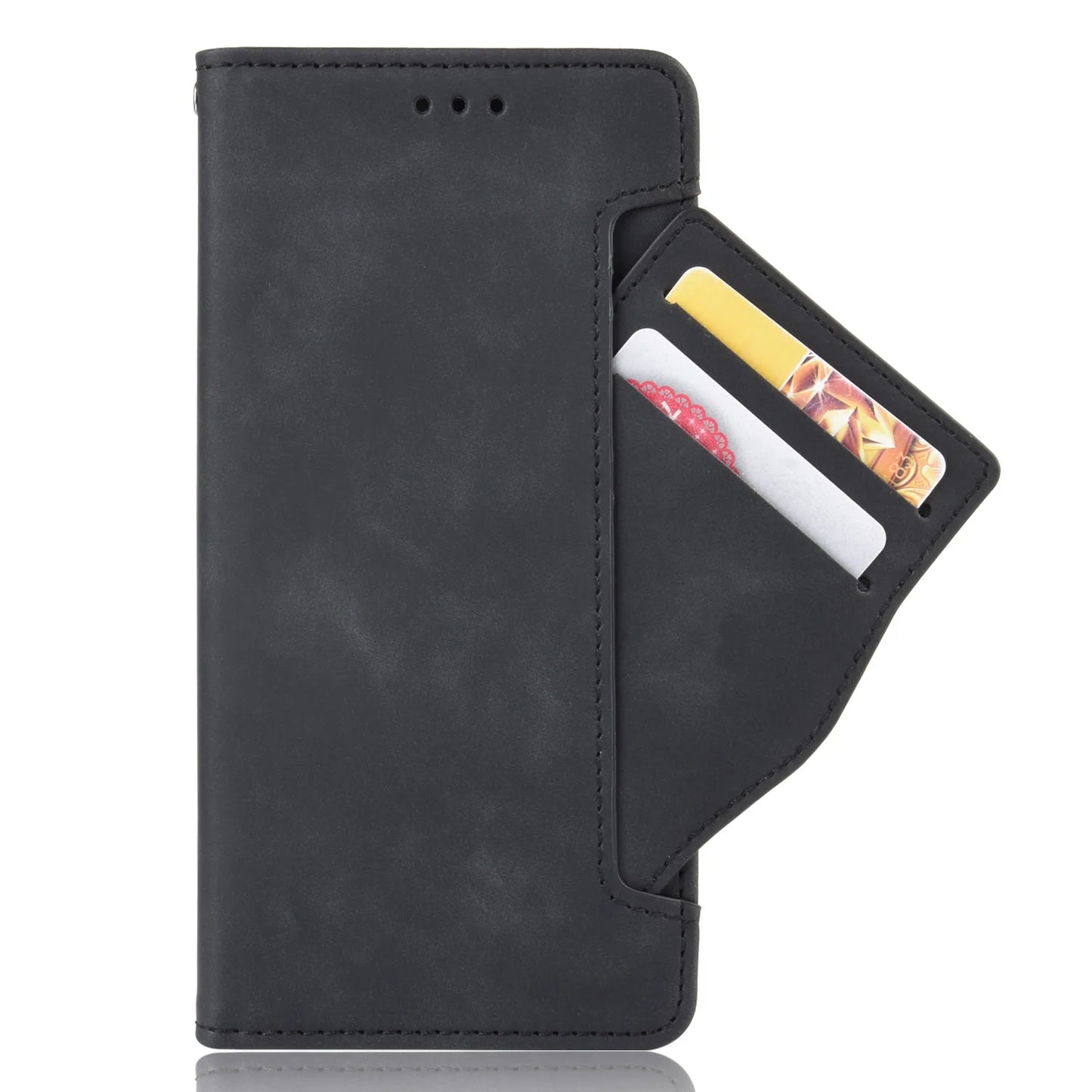 Leather Case For Samsung Galaxy Z Fold 5 4 3 Fold4 5G With Pen Slot Card Solt Holder Phone Bag Magnetic Flip Book Wallet Cover