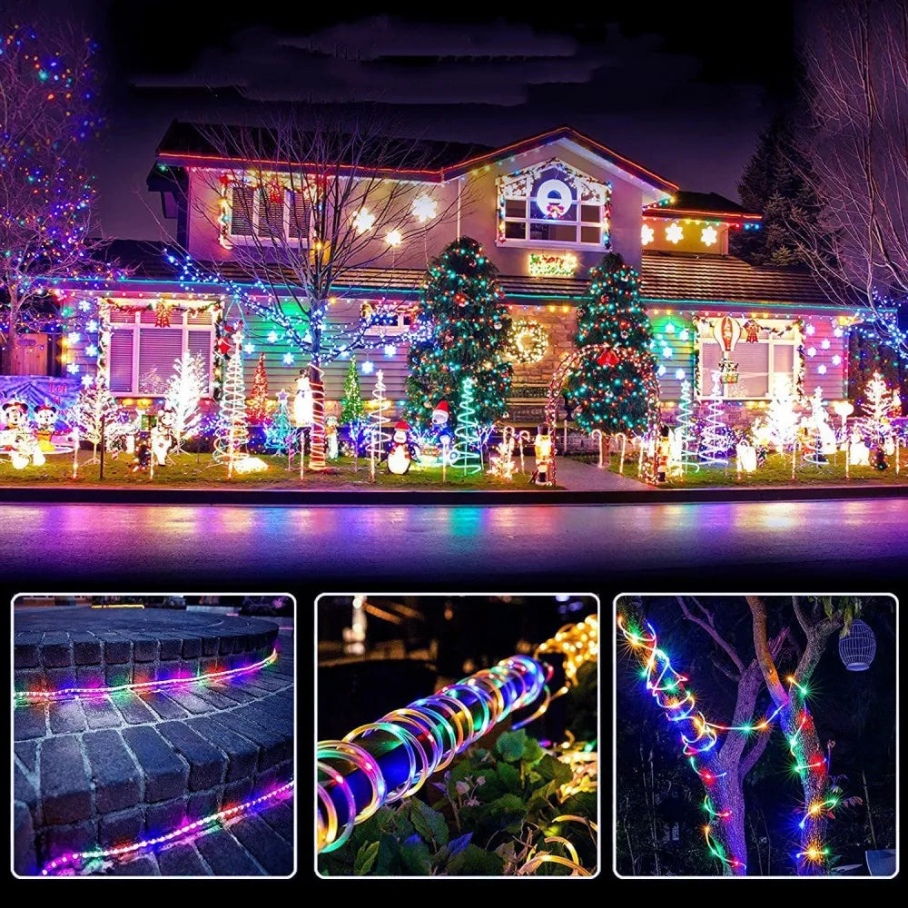 10-100M LED String Fairy Lights Indoor Outdoor Wedding Garland Light IP65 Waterproof Christmas Party Decoration EU Plug 220V