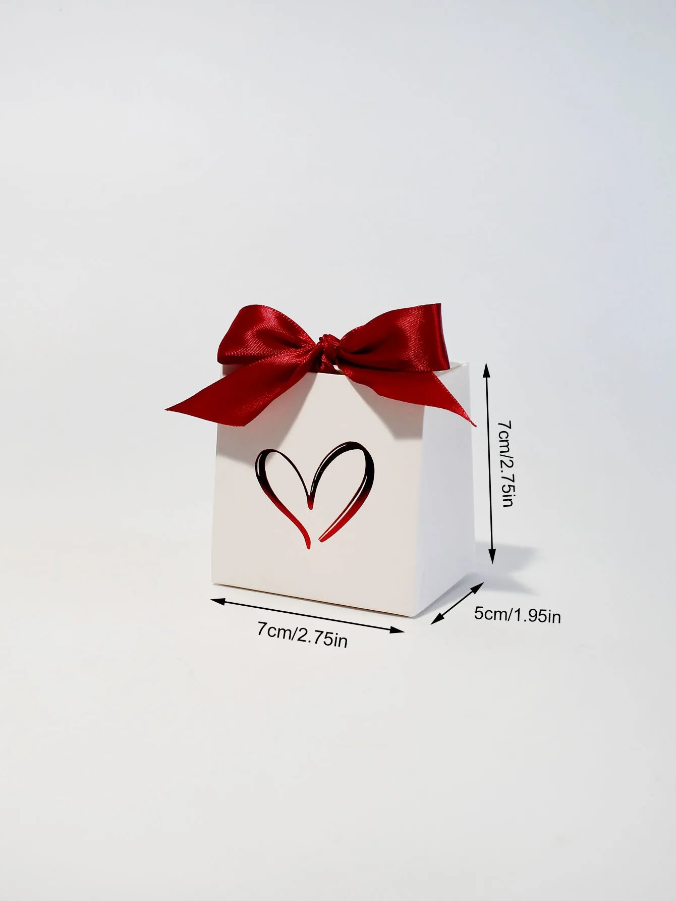 10/20/50pcs Valentine's Day mini candy box and holiday gift box, decorated with hot stamping hearts, creating a festive atmosphe