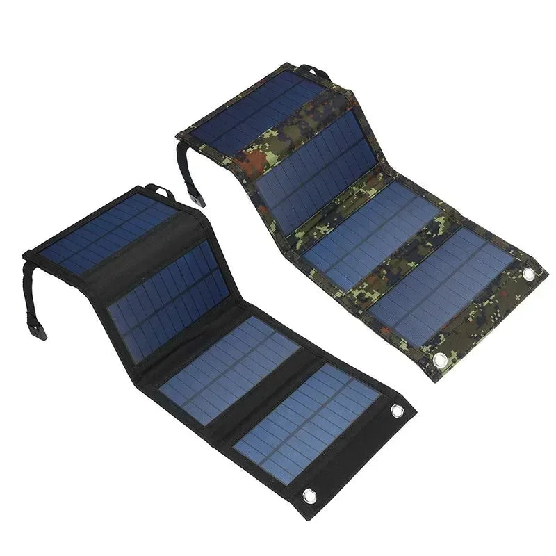 200W 5V Foldable Portable Solar Panel Mobile Electronic Product Power Bank Outdoor Waterproof USB Camping And Hiking Accessories