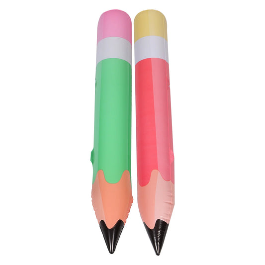 2 Pcs Large Christmas Inflatable Pencil Toy Student Toys Big Crayon Giant Balloons 7000X1500X010CM Pvc Jumbo Pencils Extra