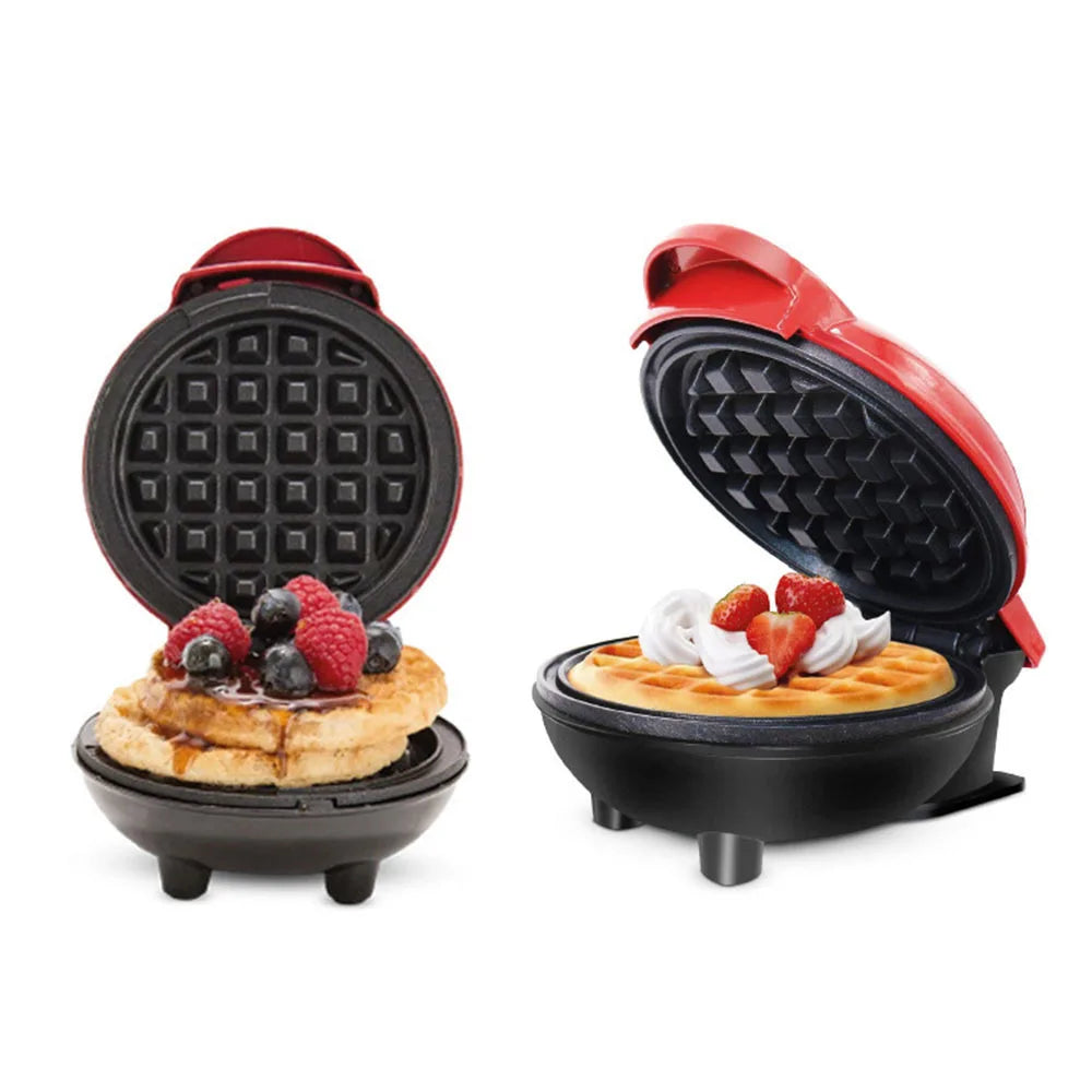 Multi functional mini waffle maker, sandwich cake Baking pan, home breakfast electric pancake maker, fully automatic dessert