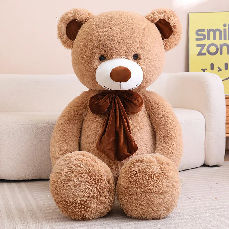 Giant Size American Teddy Bear Plush Toy Big Stuffed Animals Dolls Birthday Valentines Day Gift Soft Pillow for Grilfriend Girl