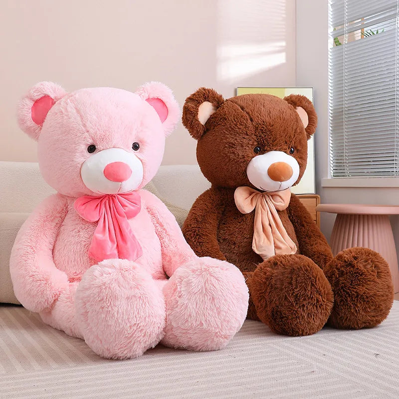 Giant Size American Teddy Bear Plush Toy Big Stuffed Animals Dolls Birthday Valentines Day Gift Soft Pillow for Grilfriend Girl