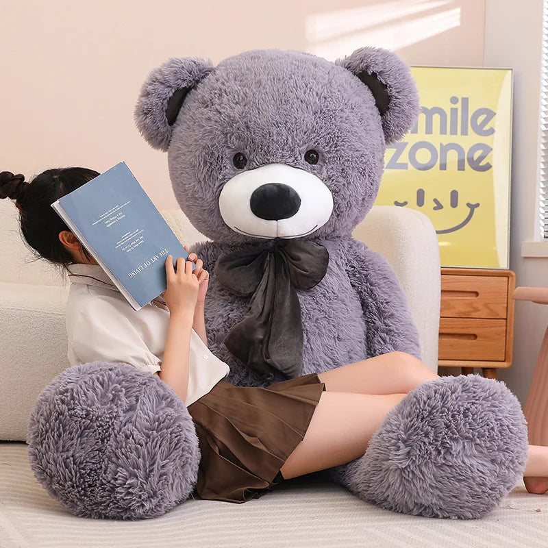 Giant Size American Teddy Bear Plush Toy Big Stuffed Animals Dolls Birthday Valentines Day Gift Soft Pillow for Grilfriend Girl