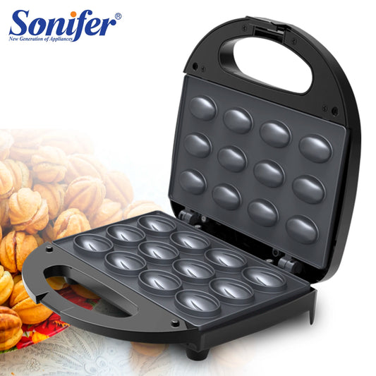 Electric Walnut Cake Waffle Maker 750W Cooking Kitchen Appliances Breakfast Waffles Machine Non-stick Iron Pan Sonifer