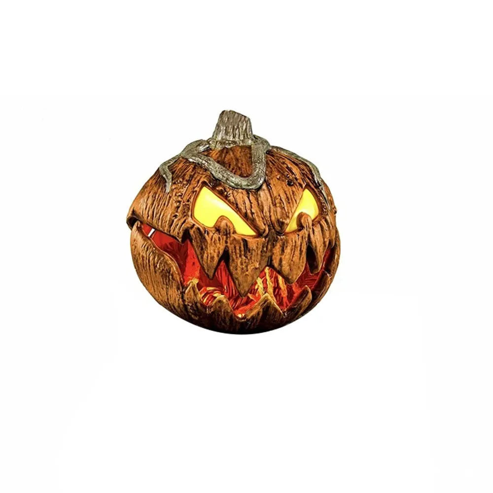 Noise Activated Pumpkin Animated Talking Pumpkin Decor LED Glowing Eyes Lifting Pumpkin Creates a Spooky Atmospheres Halloween