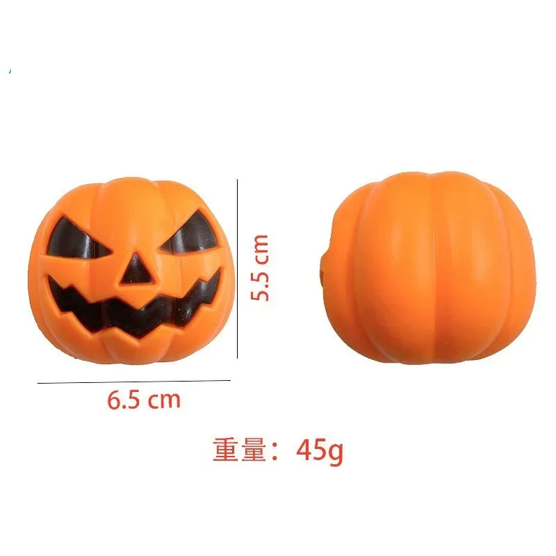 Funny Pumpkin Ghost Squeeze Toy Adult Kids Decompression Toys Relief Stress Vent Ball Halloween Party Decoration Prop Baby Gifts