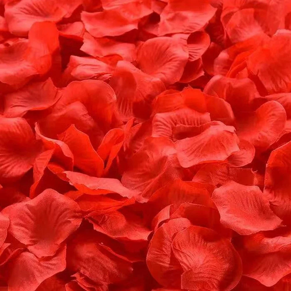 100-10000Pcs Top Colorful Artificial Fake Rose Petals Red White Gold Roses Petal Flowers Romantic Wedding Party Valentine Decor