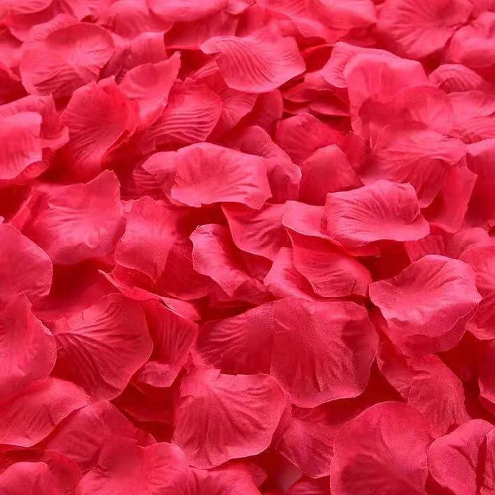 100-10000Pcs Top Colorful Artificial Fake Rose Petals Red White Gold Roses Petal Flowers Romantic Wedding Party Valentine Decor