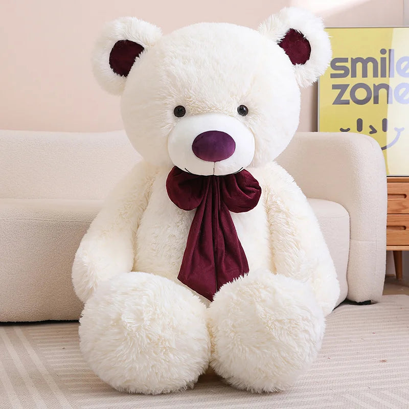 Giant Size American Teddy Bear Plush Toy Big Stuffed Animals Dolls Birthday Valentines Day Gift Soft Pillow for Grilfriend Girl