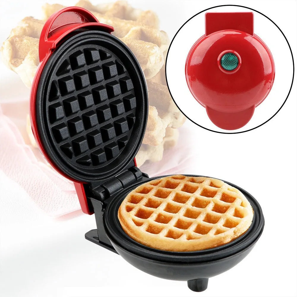 Multi functional mini waffle maker, sandwich cake Baking pan, home breakfast electric pancake maker, fully automatic dessert