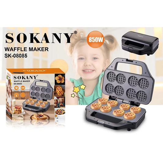 Multi Mini Waffle Maker Machine Perfect for Families and Individuals Use,Excellent Choice for Breakfast Brunch Parties