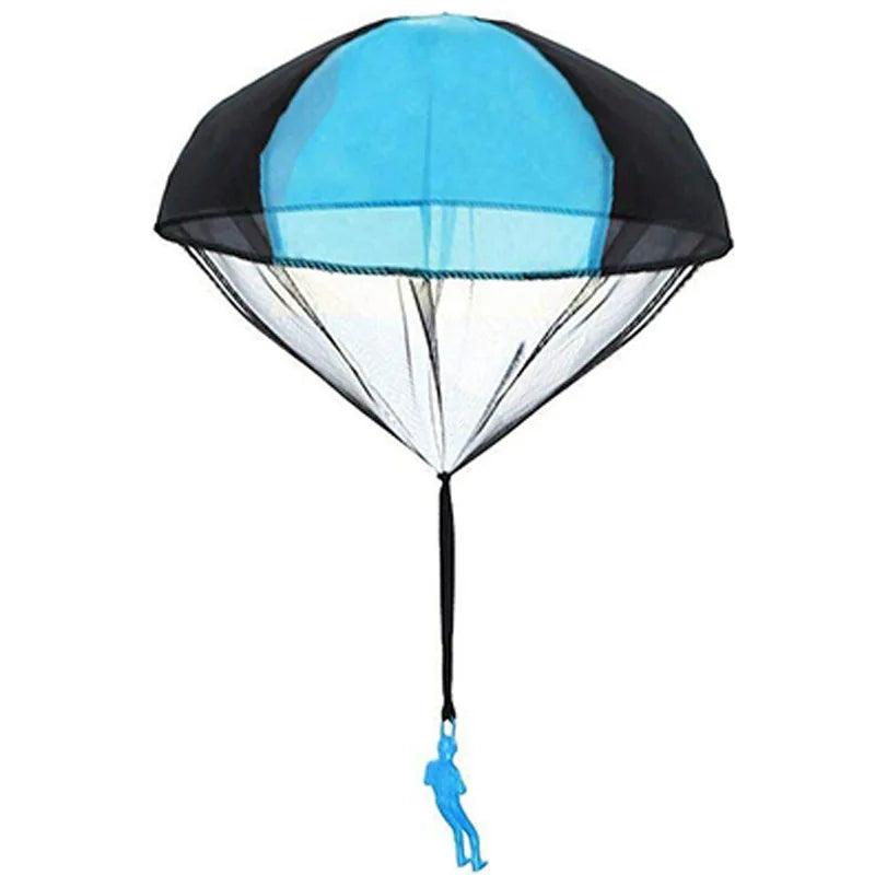 1/6 Sets Hand Throwing Parachute Kids Outdoor Funny Toys Game Play Toys for Children Fly Parachute Sport with Mini Soldier Game