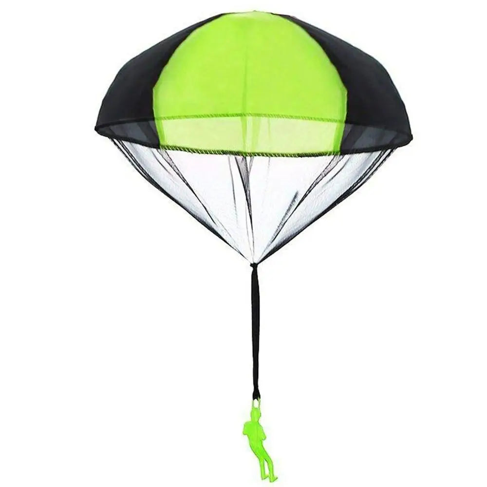 1/6 Sets Hand Throwing Parachute Kids Outdoor Funny Toys Game Play Toys for Children Fly Parachute Sport with Mini Soldier Game