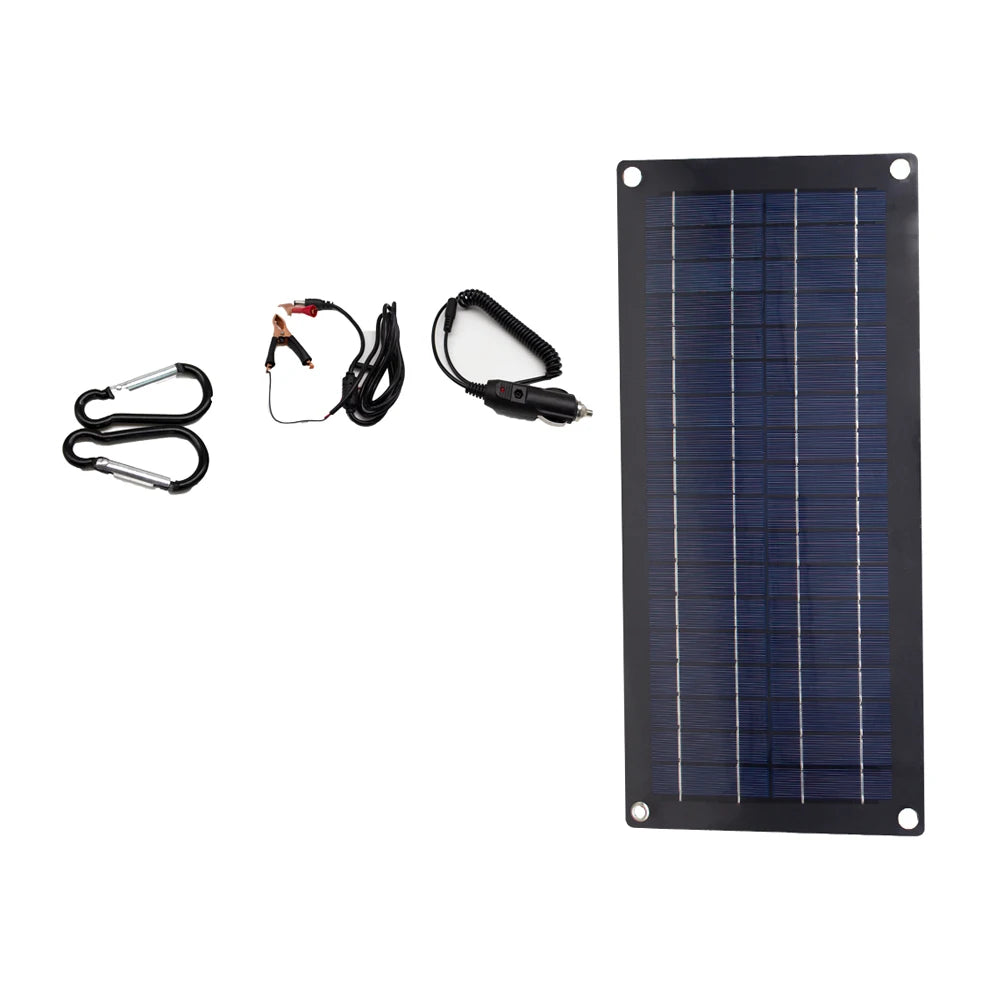 1000W Solar Power System Solar Panel Kit 12V to 220V Power Station 10A-60A Controller for Home Car Camping Backup Charger