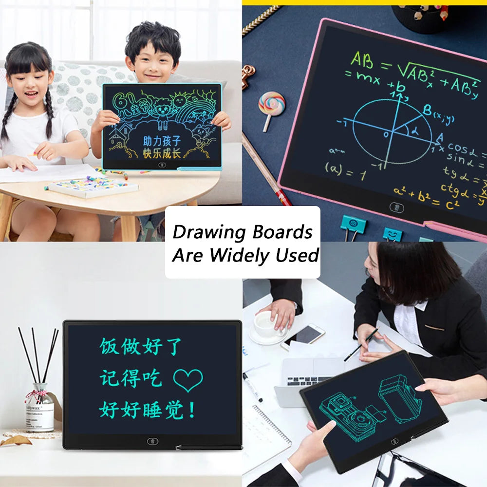 16Inch LCD Children's Drawing Tablet Toys For Girls Boys Electronic Doodle Writing Tablet Charging Handwriting Pad Children Gift