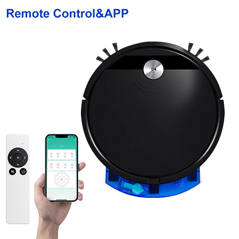 2024 NEW 2800PA 3-in-1 RS800 With Remote Control&APP Super Quiet Smart Robot Vacuum Cleaner Wet&dry Mopping Floor Home Appliance