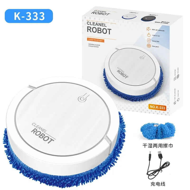 2024 USB Sweeping Robot Vacuum Cleaner Mopping 3 In 1 Smart Wireless Dragging Cleaning Sweep Floor For Home Office Clean