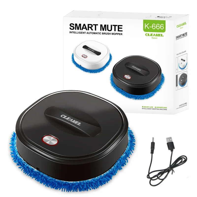 2024 USB Sweeping Robot Vacuum Cleaner Mopping 3 In 1 Smart Wireless Dragging Cleaning Sweep Floor For Home Office Clean