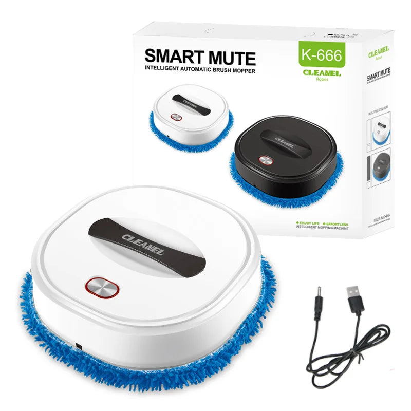 2024 USB Sweeping Robot Vacuum Cleaner Mopping 3 In 1 Smart Wireless Dragging Cleaning Sweep Floor For Home Office Clean