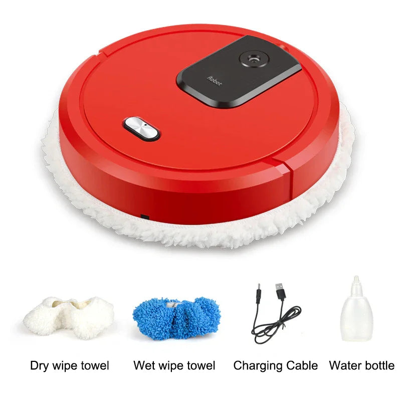 2024 USB Sweeping Robot Vacuum Cleaner Mopping 3 In 1 Smart Wireless Dragging Cleaning Sweep Floor For Home Office Clean