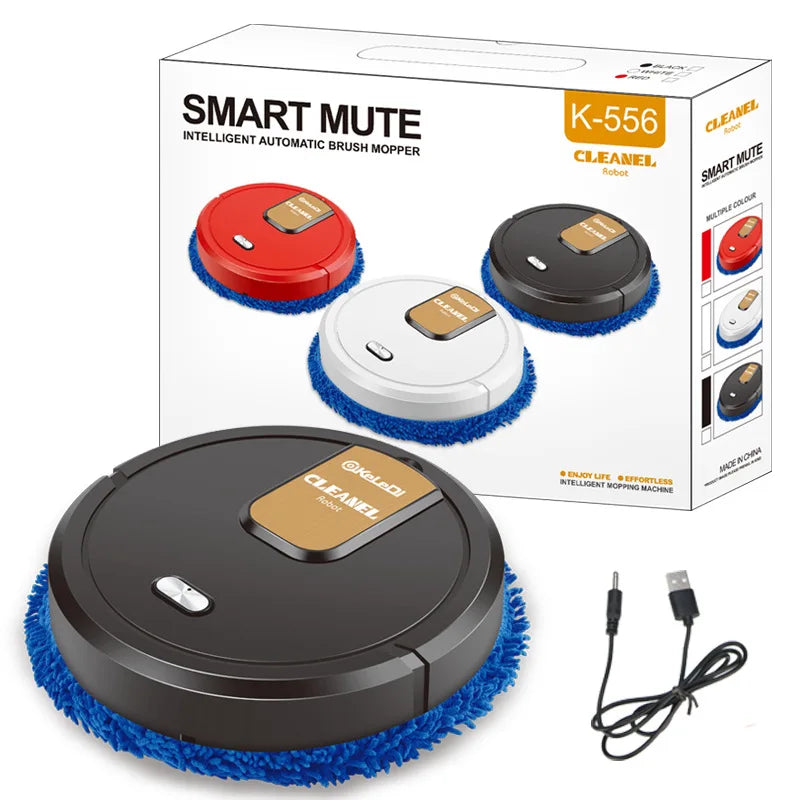 2024 USB Sweeping Robot Vacuum Cleaner Mopping 3 In 1 Smart Wireless Dragging Cleaning Sweep Floor For Home Office Clean