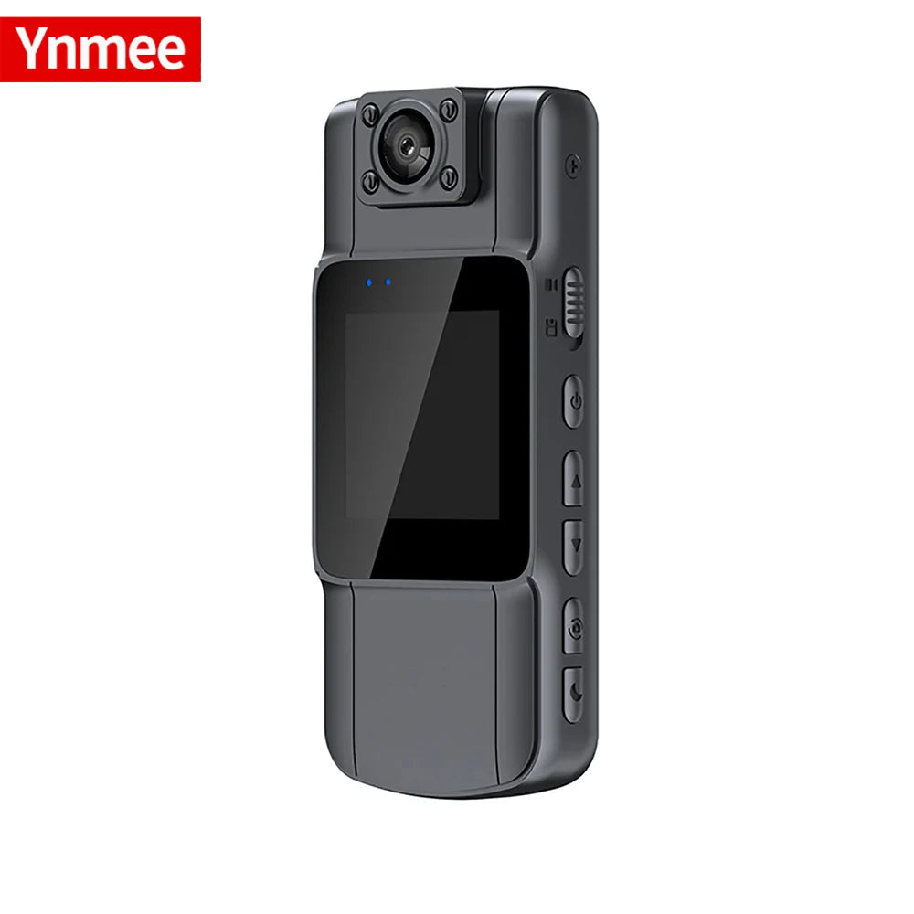 2K Wifi Mini Camera HD LED Screen 180 Rotatable Len Police Body Worn Cameras Wearable Pocket Sports DV DVR Camcorder PC Webcam