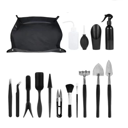 5/8/13/15/16pcs Garden Planter Kit Succulent Plants Tools Set Indoor Bonsai Miniature Transplant Seedling Tool