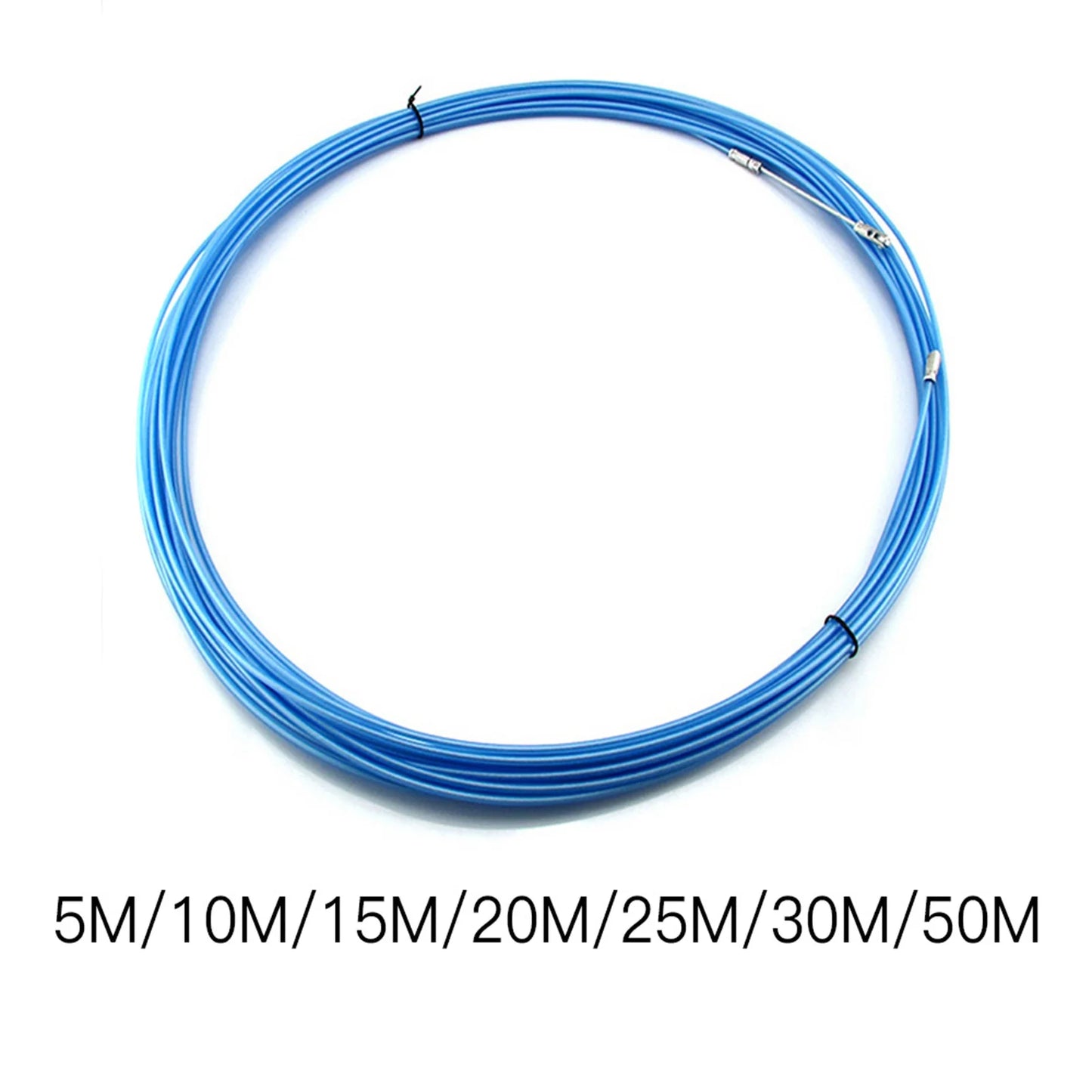 5m/10m/15m/20m/25m/30m/50m Electricity Cable Fastener Kit Stainless Steel Wire Cable Puller Fish Tape Fastener Silicone Wire