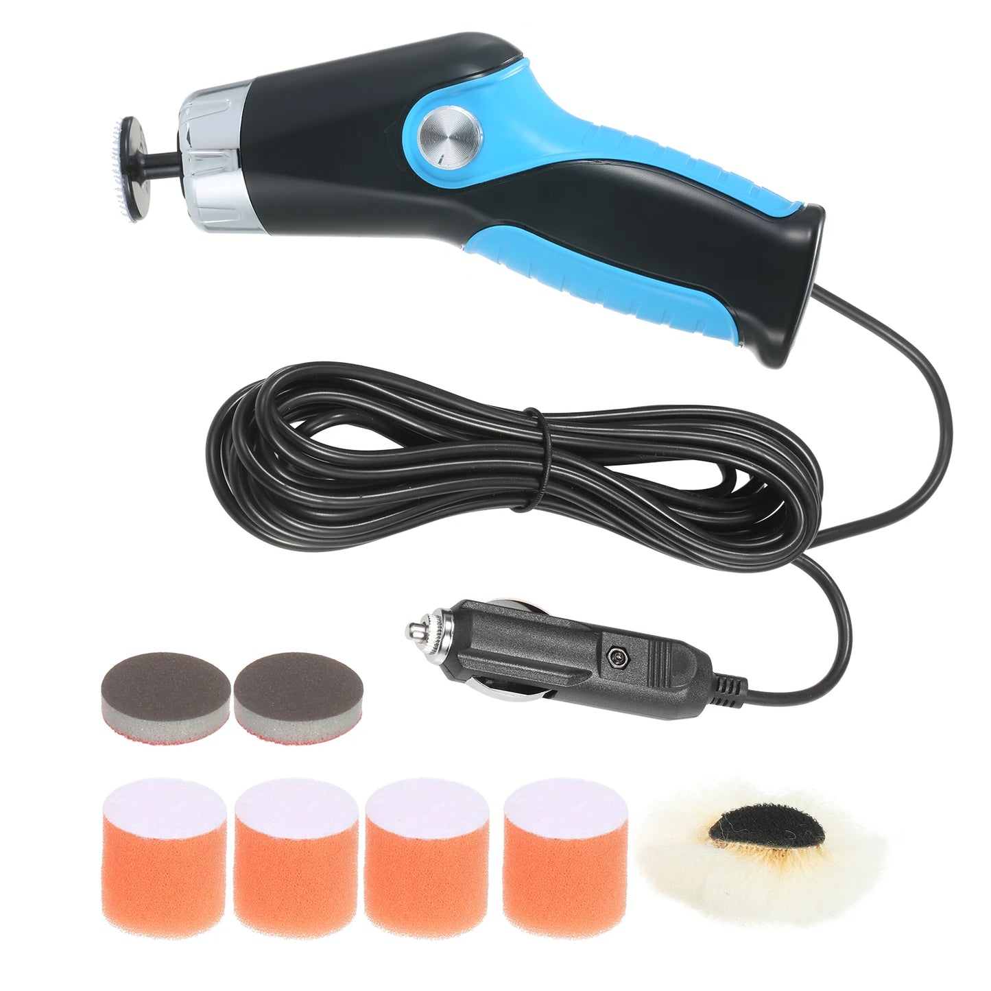 60W Mini Polishing Machine with USB Charging Cable 8500RPM Variable Speed Car Polisher Electric Cleaning Automobile Repair Tool