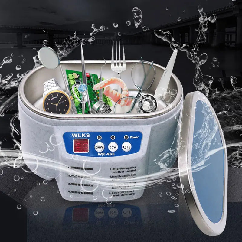 628ml Ultrasonic Cleaner Ultrasonic Bath for Jewelry Parts Glasses Circuit Board Cleaning Machine Ultrasound Jewelry Cleaner