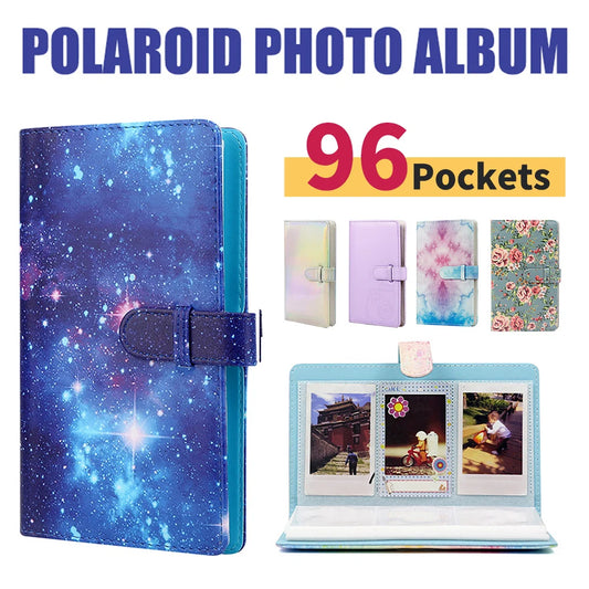 96 Pockets 3 Inch Photo Album for Fujifilm Instant Mini 12 Films Instax camera 9 7s 70 25 50s 90 Name Card Book