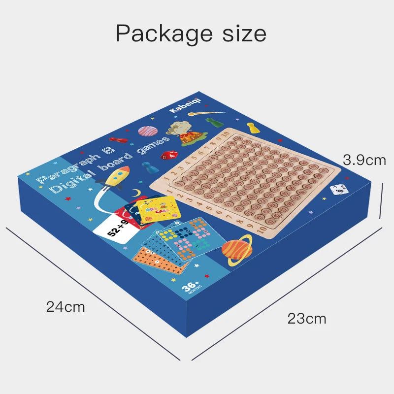 99 Multiplication Table Math Toy Montessori Educational Wooden Board Children Baby Toys Arithmetic Teaching Aids for Kids Gifts