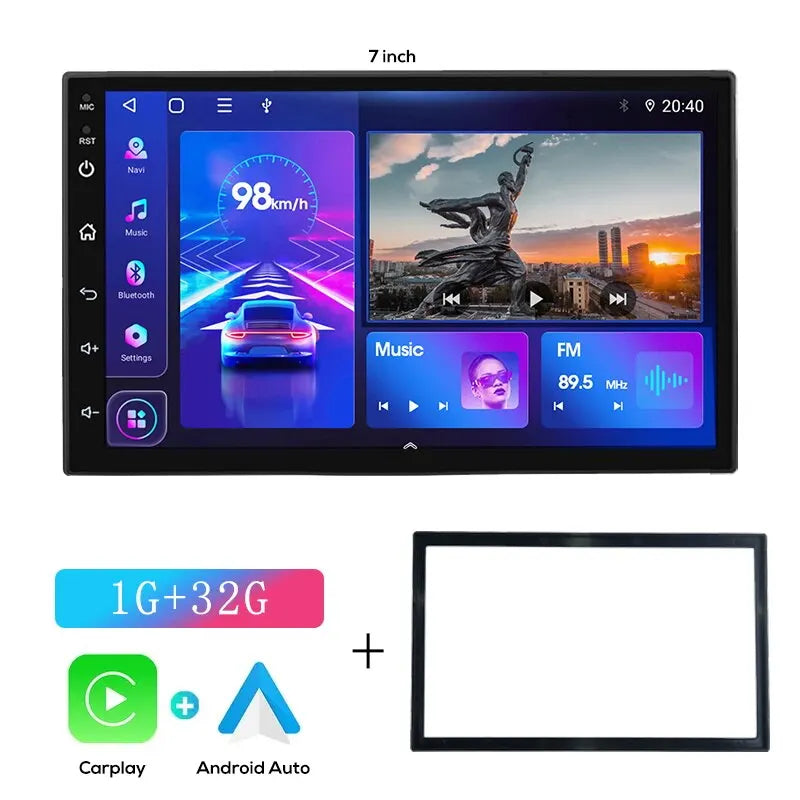 ACODO Android 12 Car Multimedia Player 2 Din 7 9 10inch Universal WiFi GPS Car Radio Carplay For Toyota Kia Nissan Honda