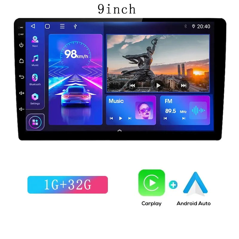 ACODO Android 12 Car Multimedia Player 2 Din 7 9 10inch Universal WiFi GPS Car Radio Carplay For Toyota Kia Nissan Honda