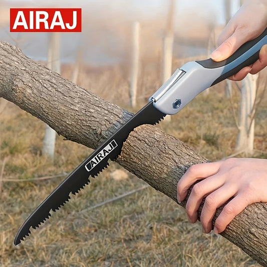 AIRAJ Folding Saw Woodworking Folding hacksaw Multifunction Cutting Wood Sharp Camping Garden Prunch Saw Tree Chopper Knife Hand