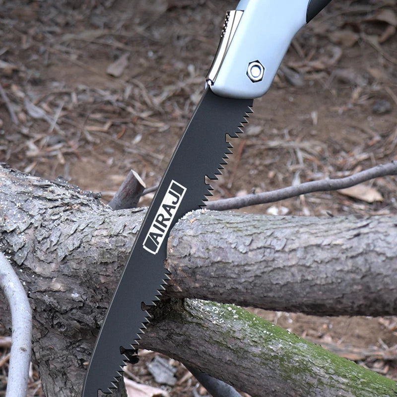 AIRAJ Folding Saw Woodworking Folding hacksaw Multifunction Cutting Wood Sharp Camping Garden Prunch Saw Tree Chopper Knife Hand