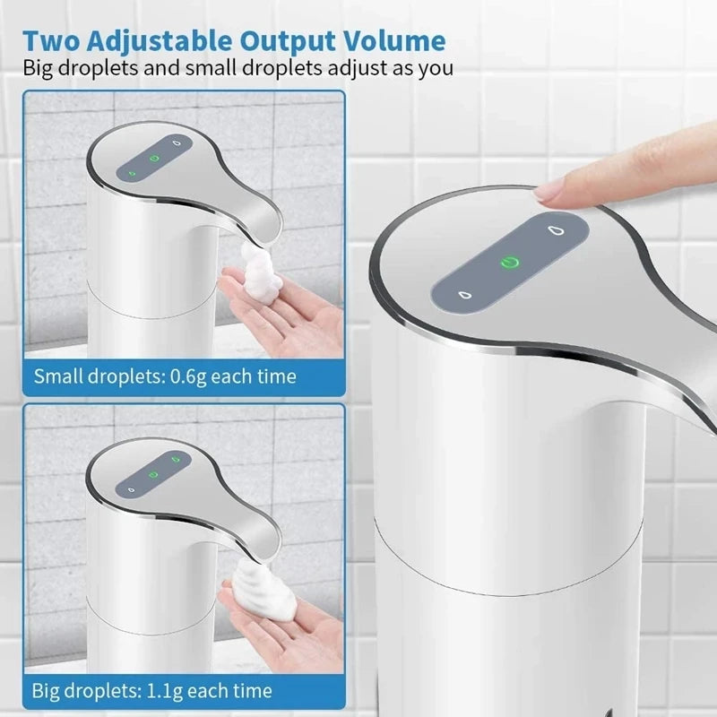 Automatic Foam Soap Dispenser 450ML USB Charging Infrared Induction Smart Liquid Soap Dispenser Kitchen Hand Washer Sanitizer