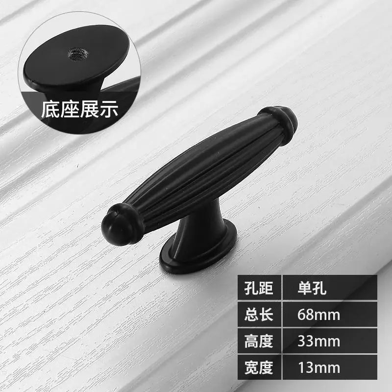 Black Handles Furniture Cabinet Knobs Muebles Handles Kitchen Handles Drawer Knobs Cabinet Pulls Cupboard Handles Knobs