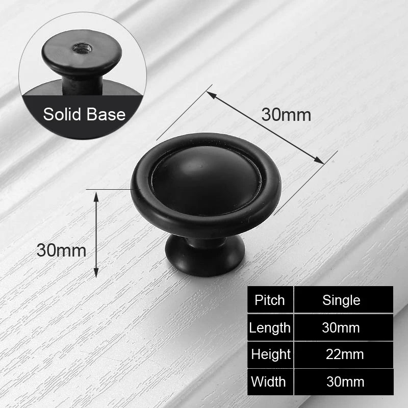 Black Handles Furniture Cabinet Knobs Muebles Handles Kitchen Handles Drawer Knobs Cabinet Pulls Cupboard Handles Knobs