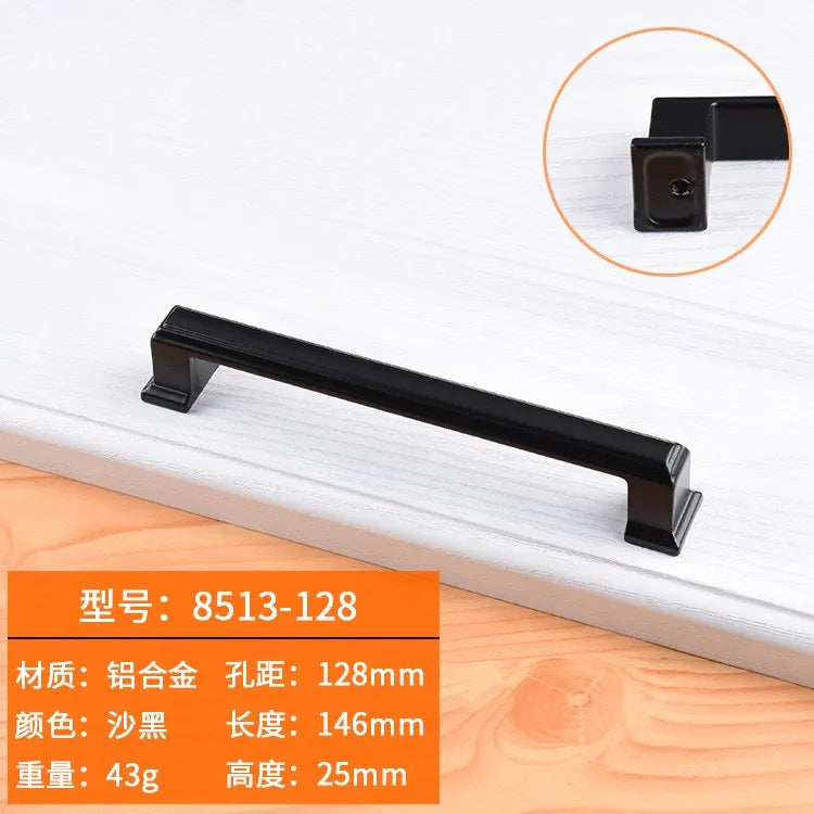 Black Handles Furniture Cabinet Knobs Muebles Handles Kitchen Handles Drawer Knobs Cabinet Pulls Cupboard Handles Knobs