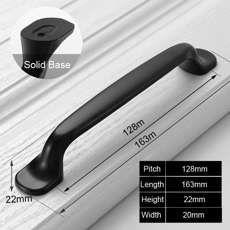 Black Handles Furniture Cabinet Knobs Muebles Handles Kitchen Handles Drawer Knobs Cabinet Pulls Cupboard Handles Knobs