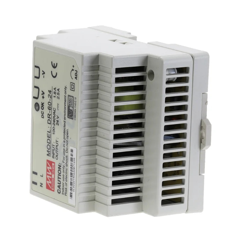 DR-60 60W Single Output 5V 12V 15V 24V Din Rail Switching Power Supply DR-60-5 DR-60-12 DR-60-15 DR-60-24 Power converter