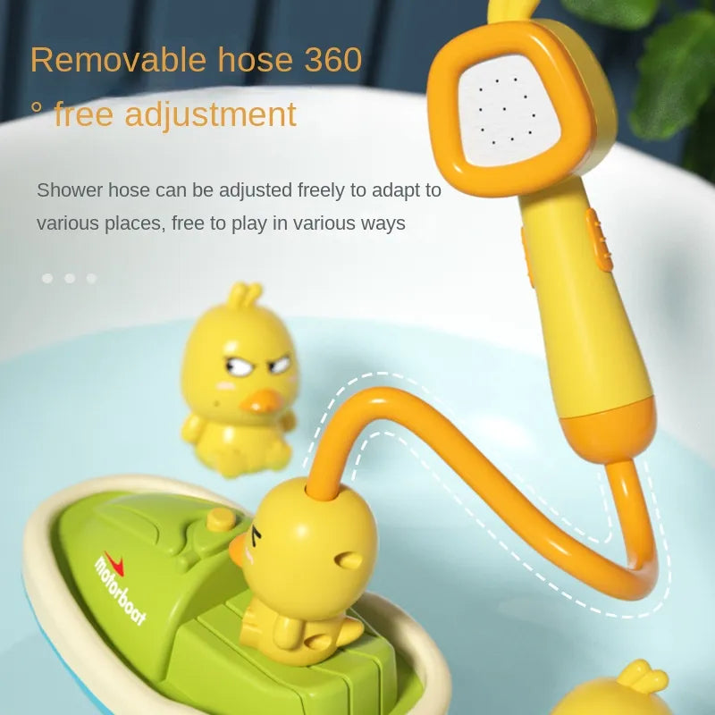 Electric Baby Bath Toys for Kids Duck Spray Water Bath Toys Baby Shower Water Toys Ball Bathroom Baby Toy Bathtub Toys Water Toy