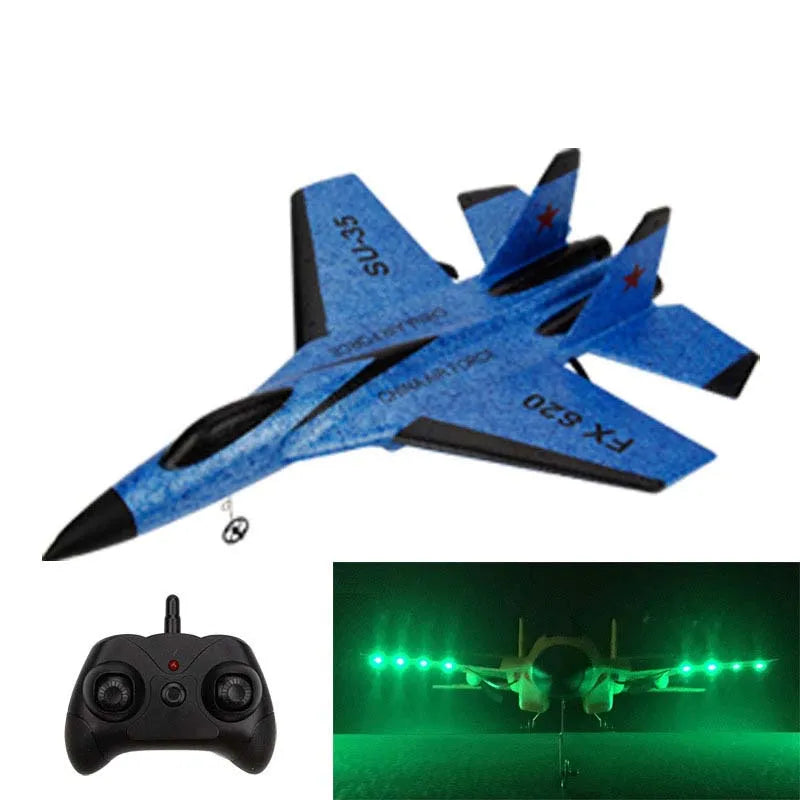 Fixed-Wing Plane with Flashing Lights for Night Flying - FX620 RC Airplane