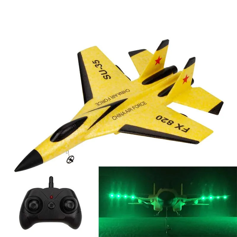 Fixed-Wing Plane with Flashing Lights for Night Flying - FX620 RC Airplane